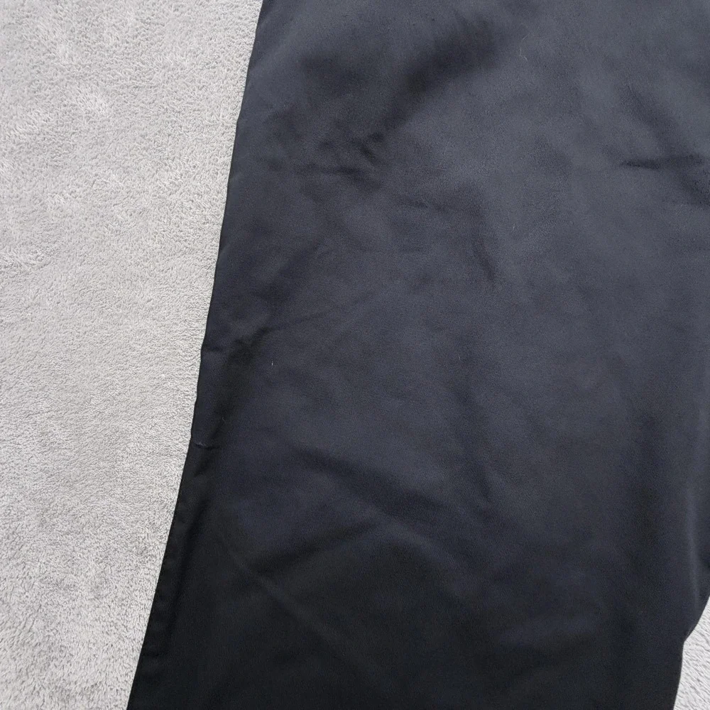 Tesla Pants Mens Tag 42x32 Black Chino Regular Microfiber Polyester